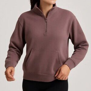 BEYOND YOGA Recharge Quarter Zip Pullover Sweatshirt Sz M